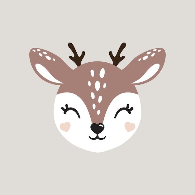 cute deer background 0023