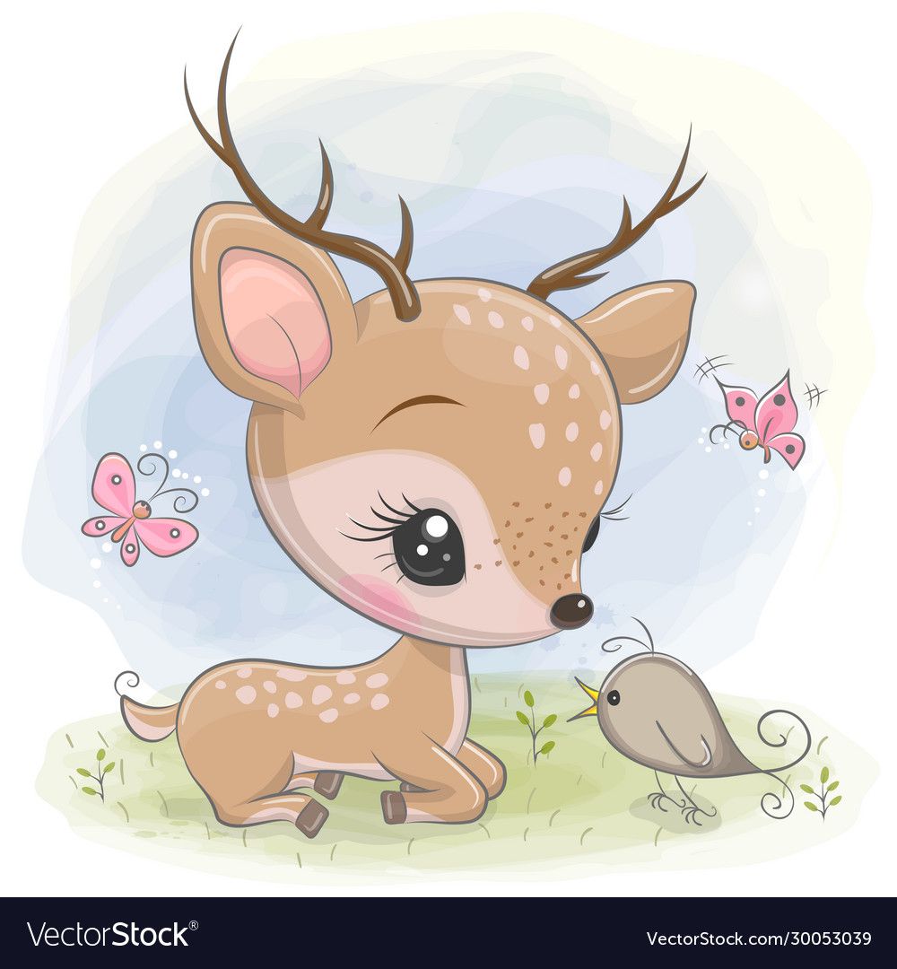 cute deer background 0033