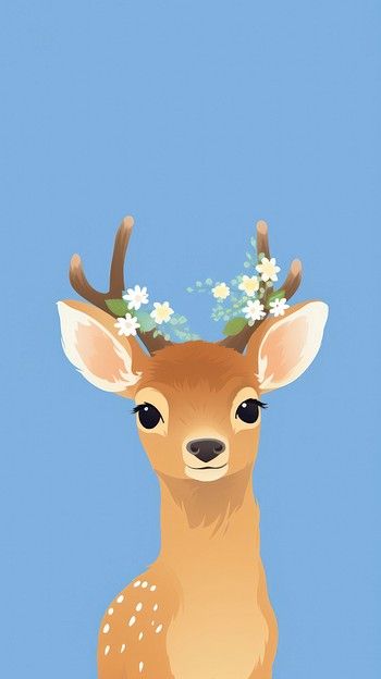 cute deer background 0040