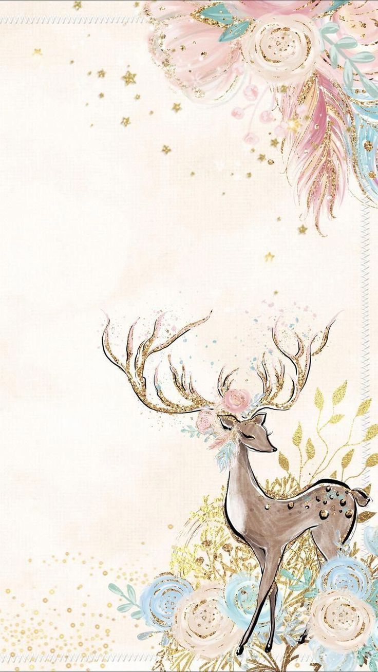 cute deer background 0041