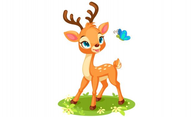 cute deer background 0043