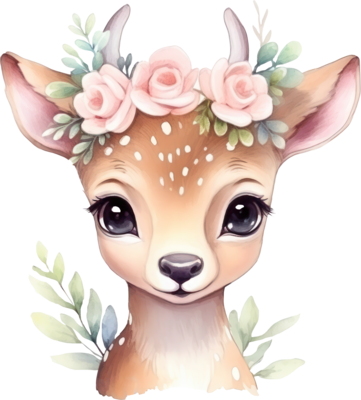 cute deer background 0050