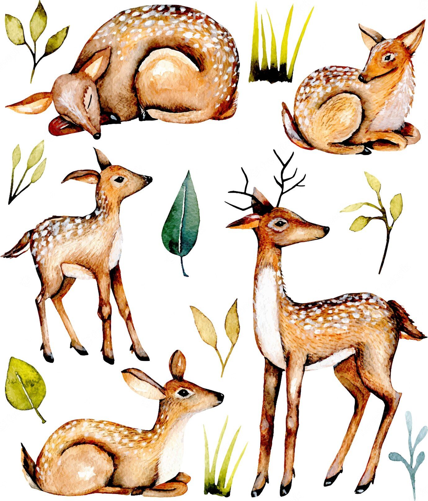 cute deer background 0051