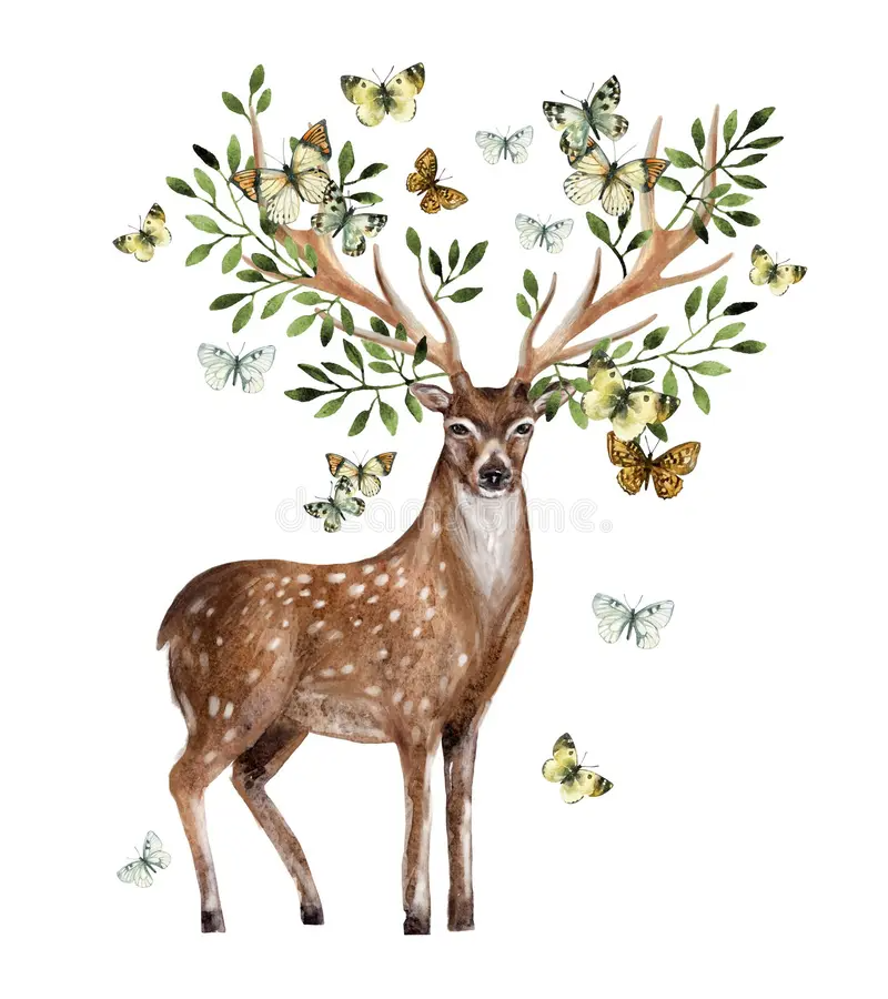 cute deer background 0053