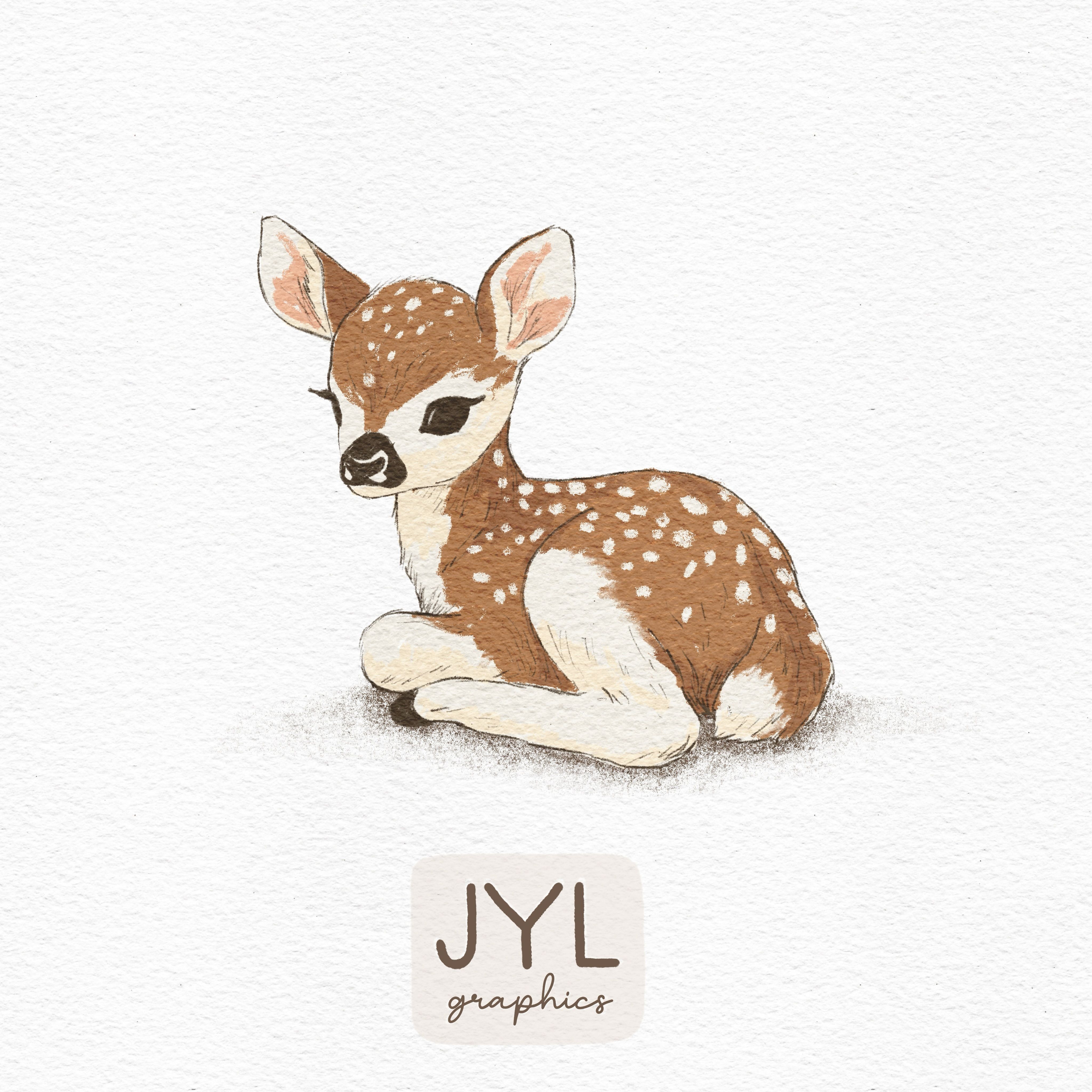 cute deer background 0056