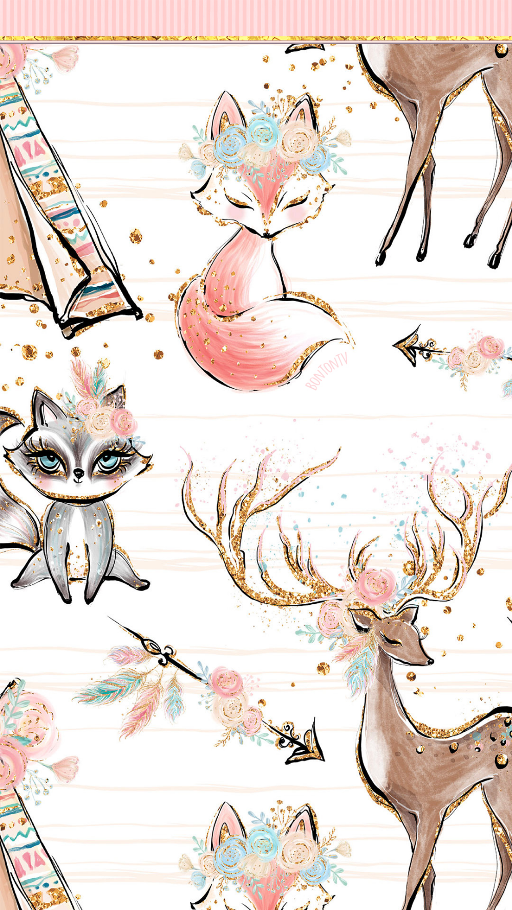 cute deer background 0057