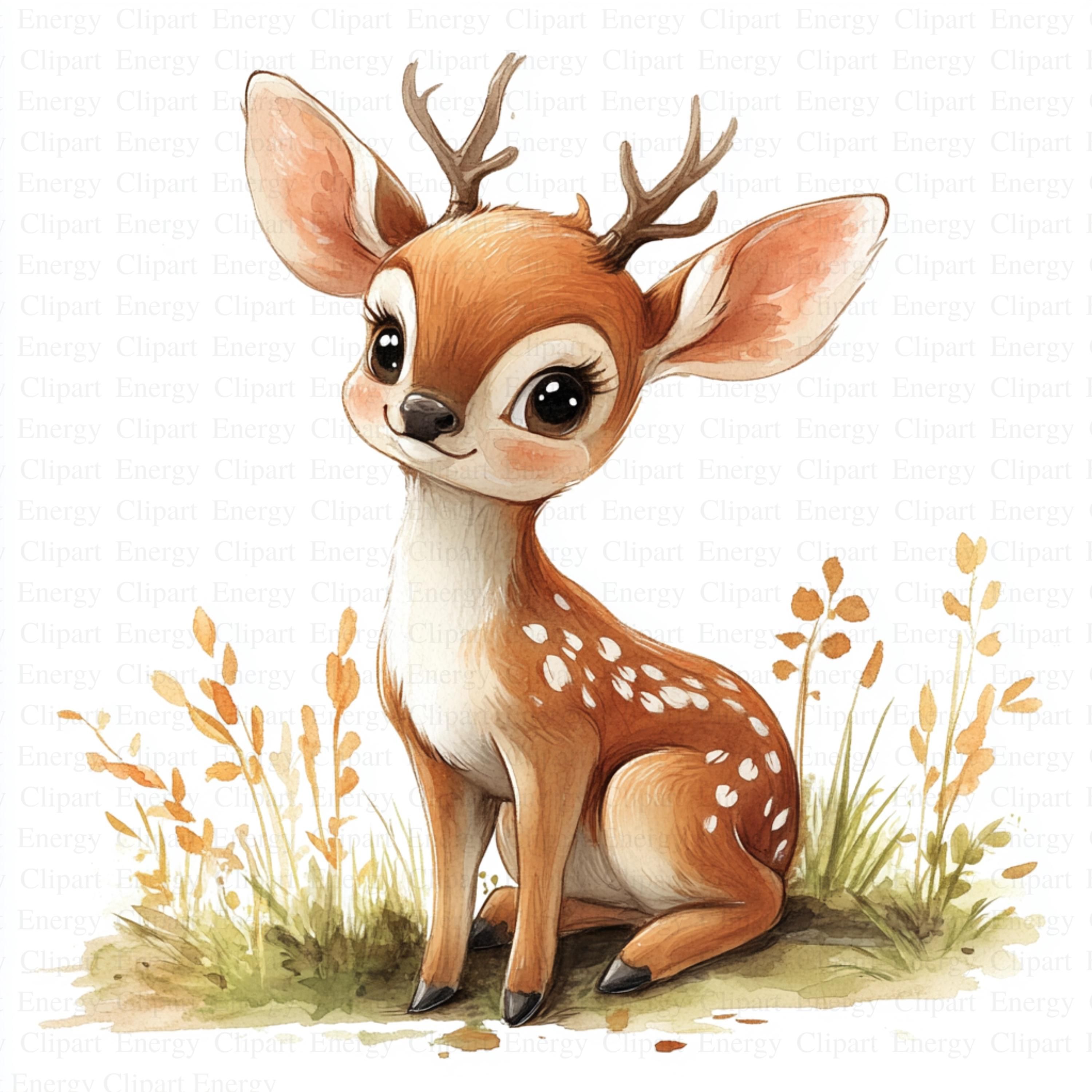 cute deer background 0064