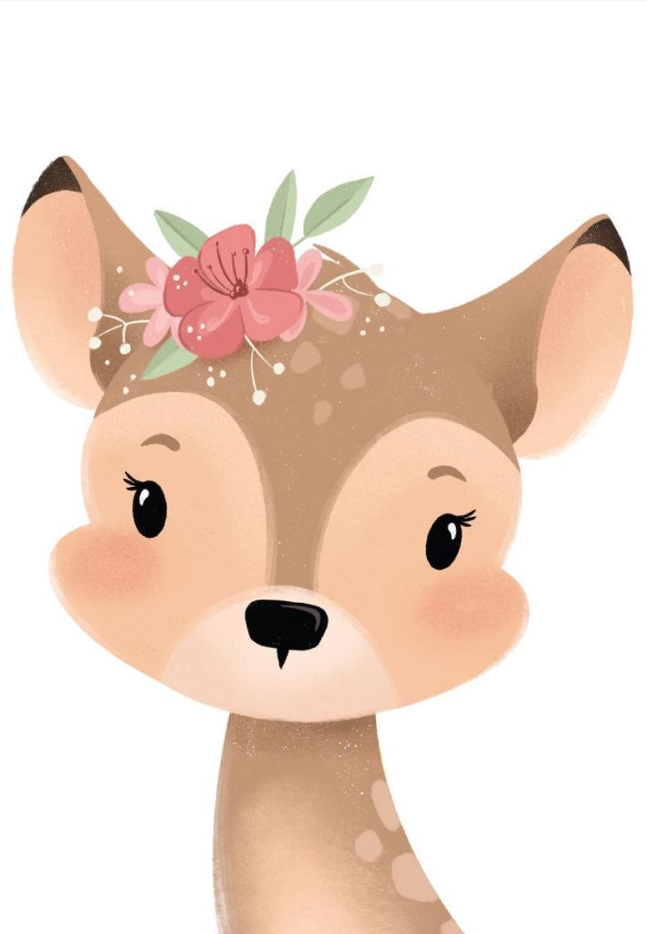 cute deer background 0075