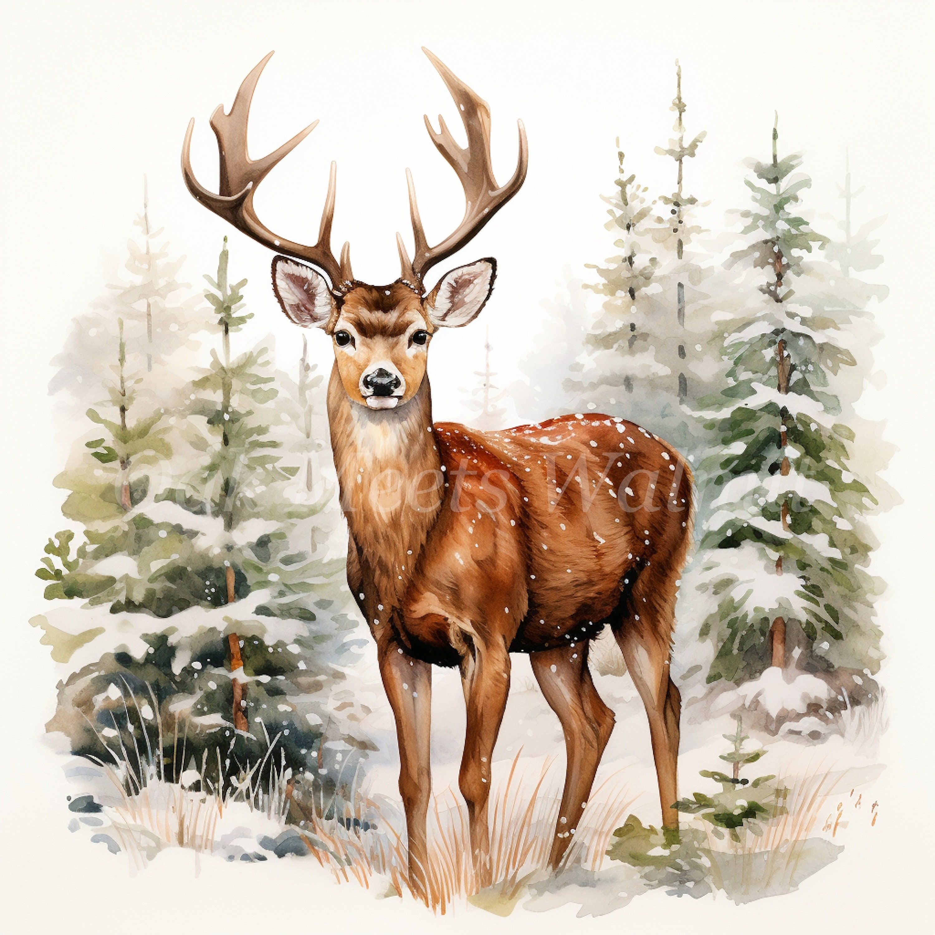 cute deer background 0076