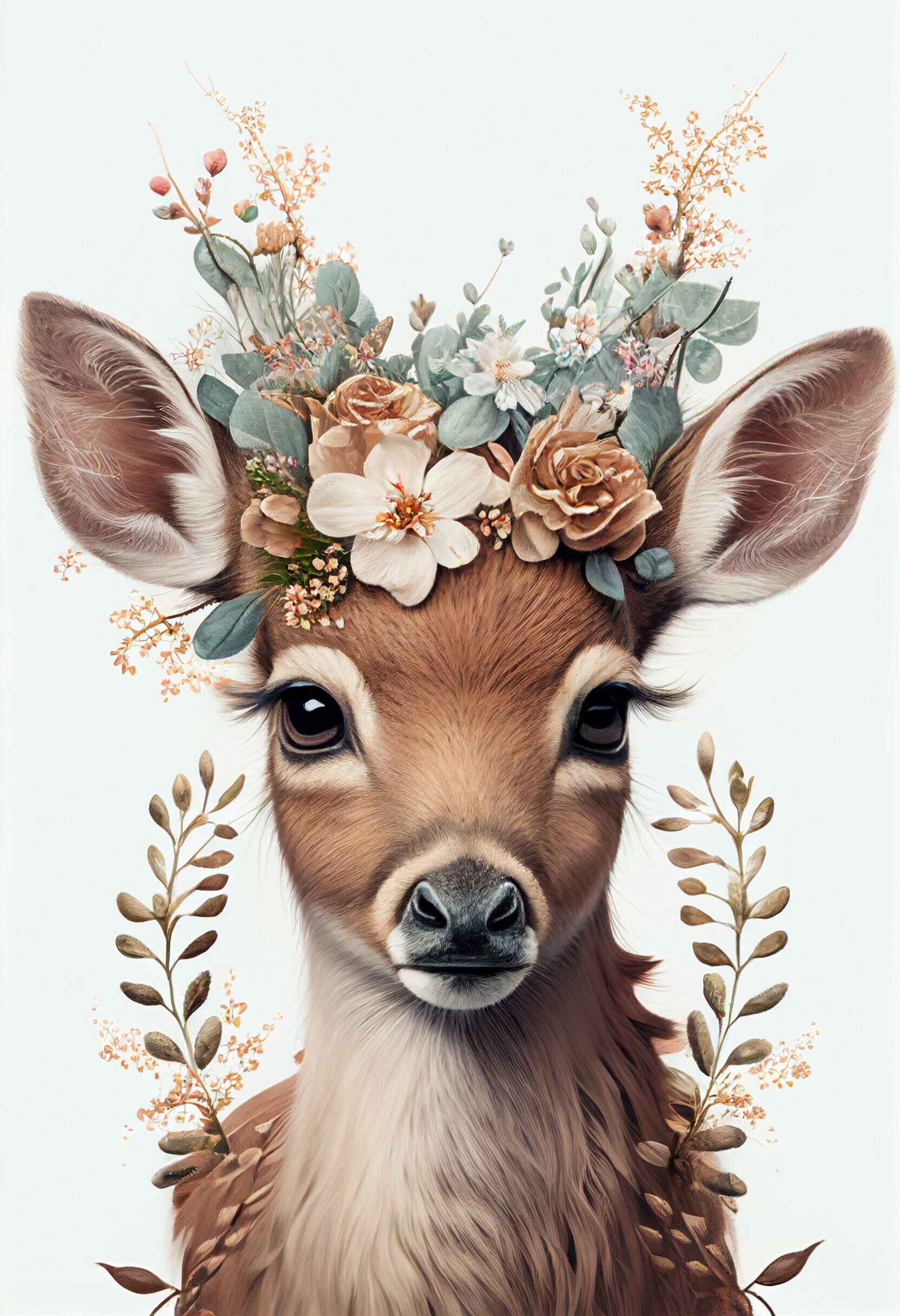 cute deer background 0084