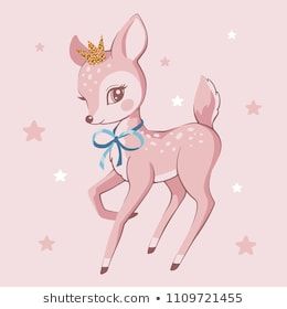 cute deer background 0090