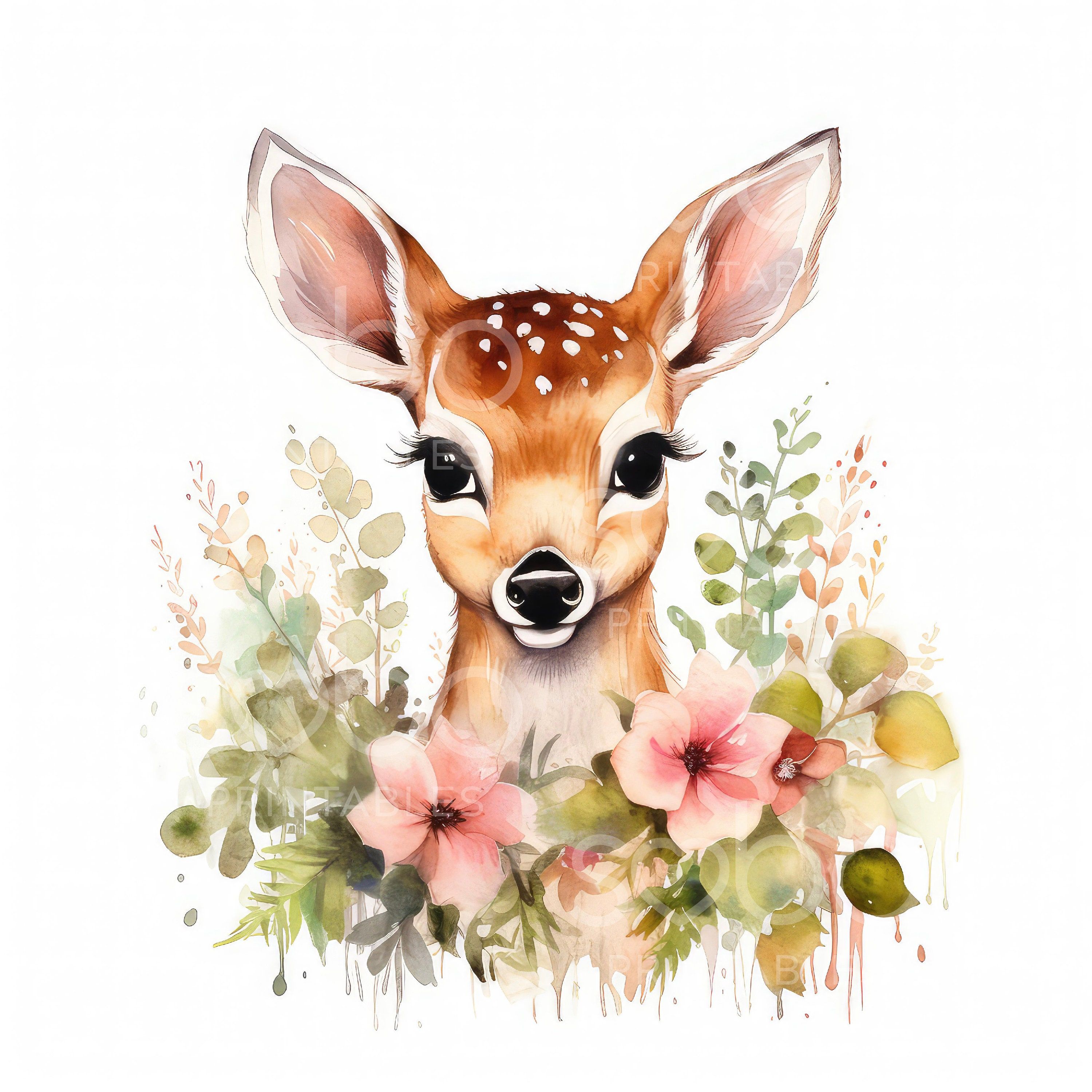 cute deer background 0096