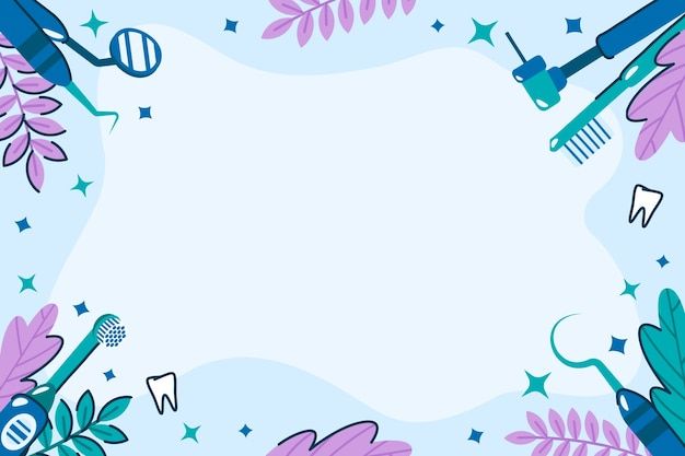 cute dental backgrounds 0012