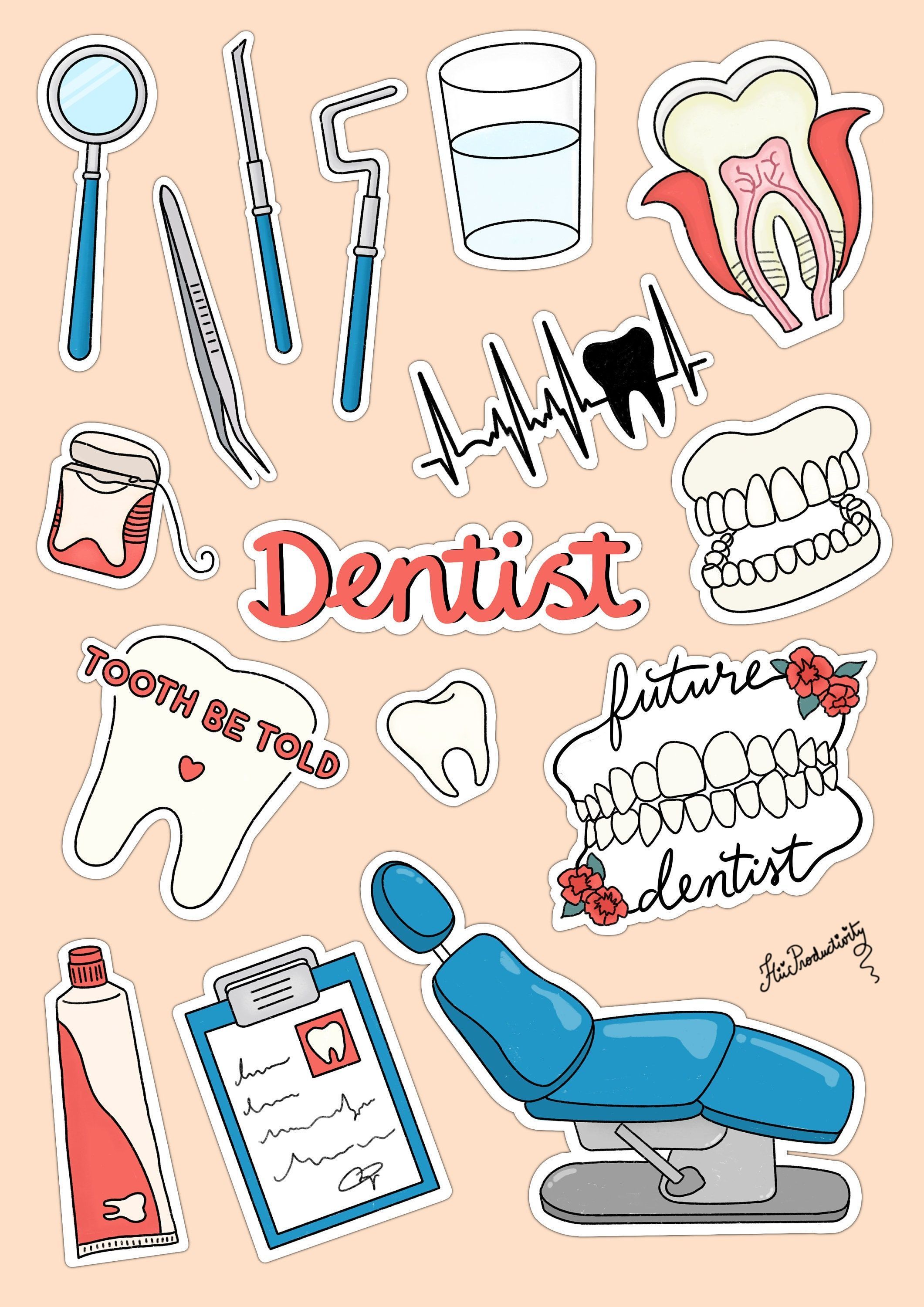 cute dental backgrounds 0022