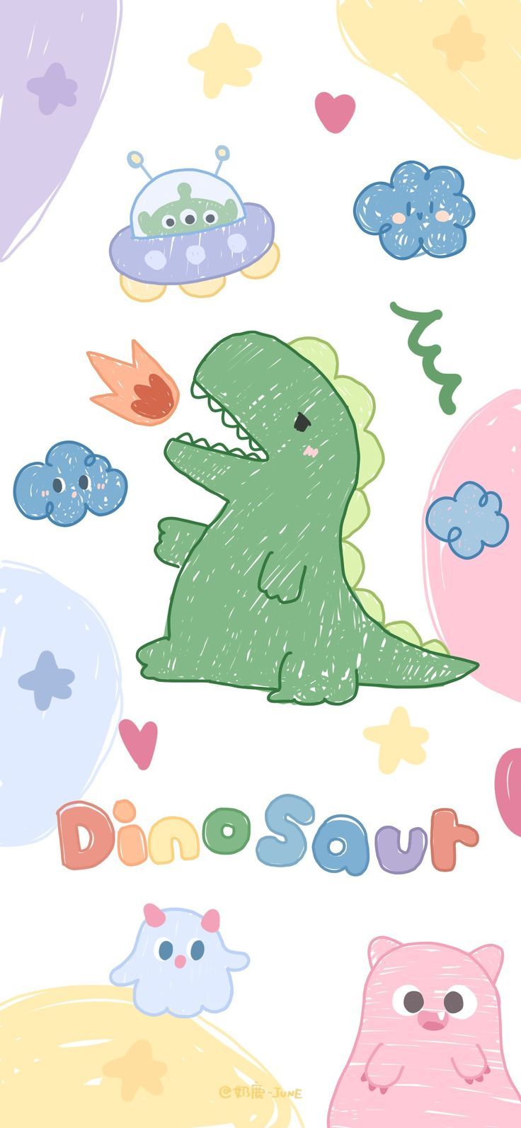 cute dinosaur backgrounds 0024