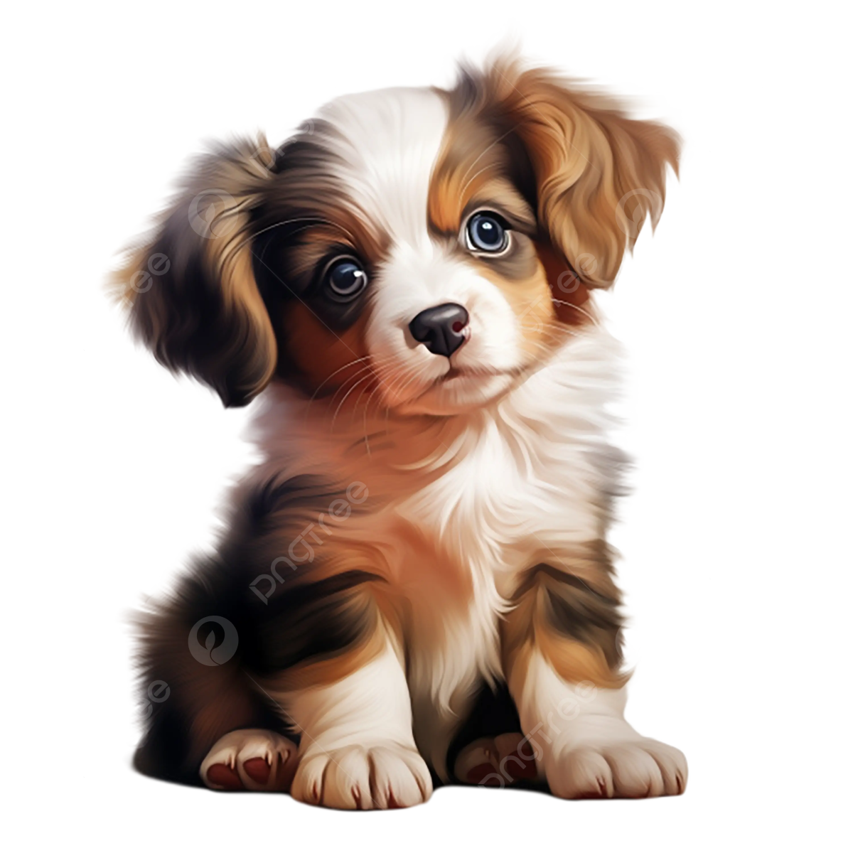 cute dog transparent background 0093