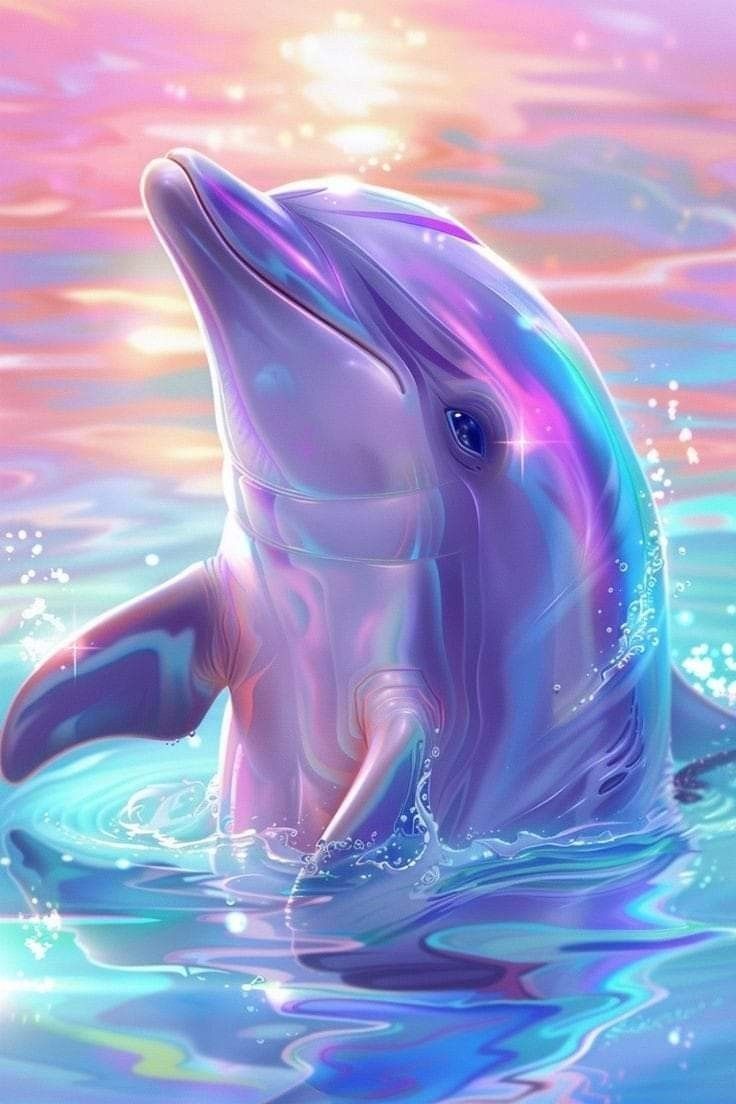 cute dolphin backgrounds 0023