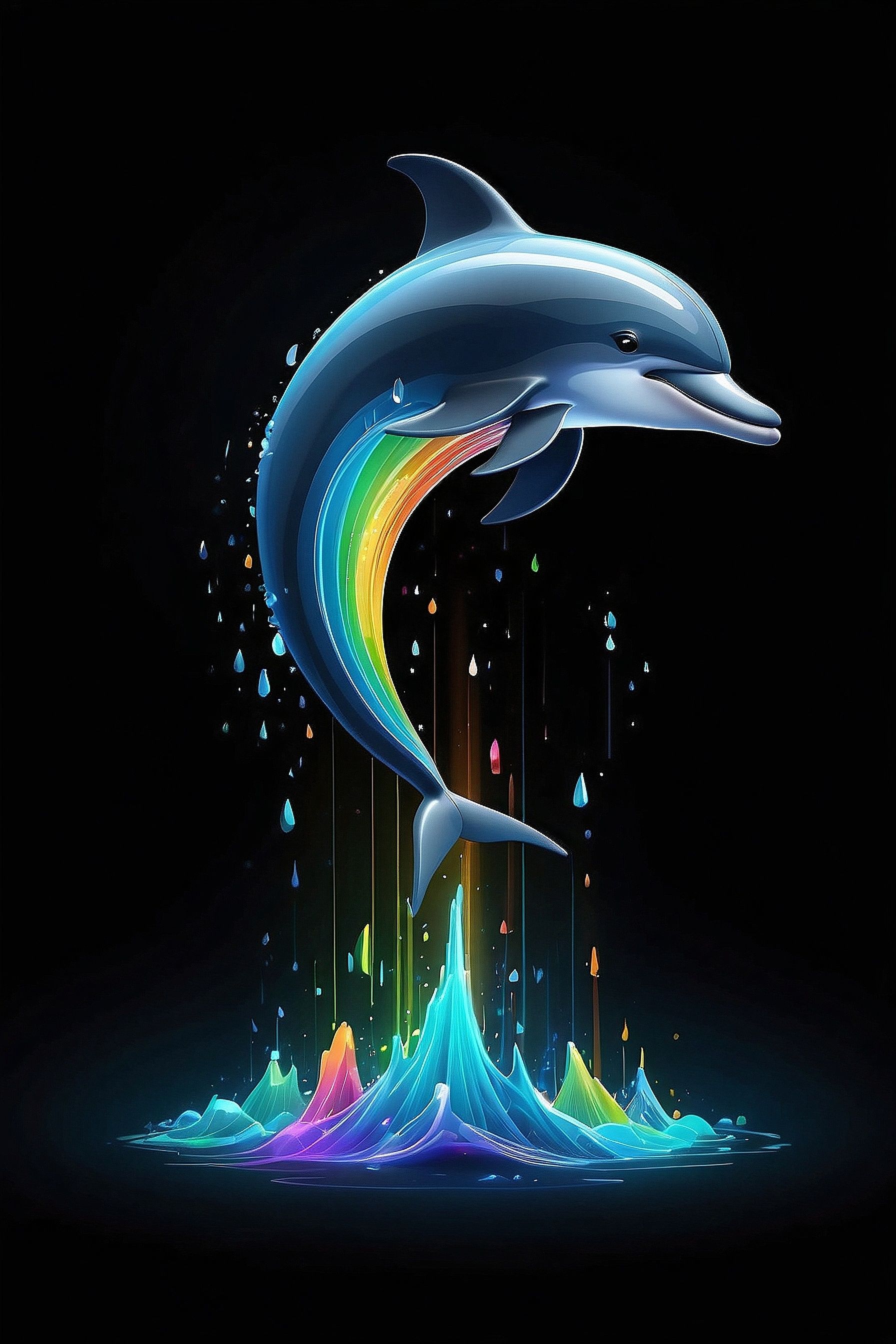 cute dolphin backgrounds 0039