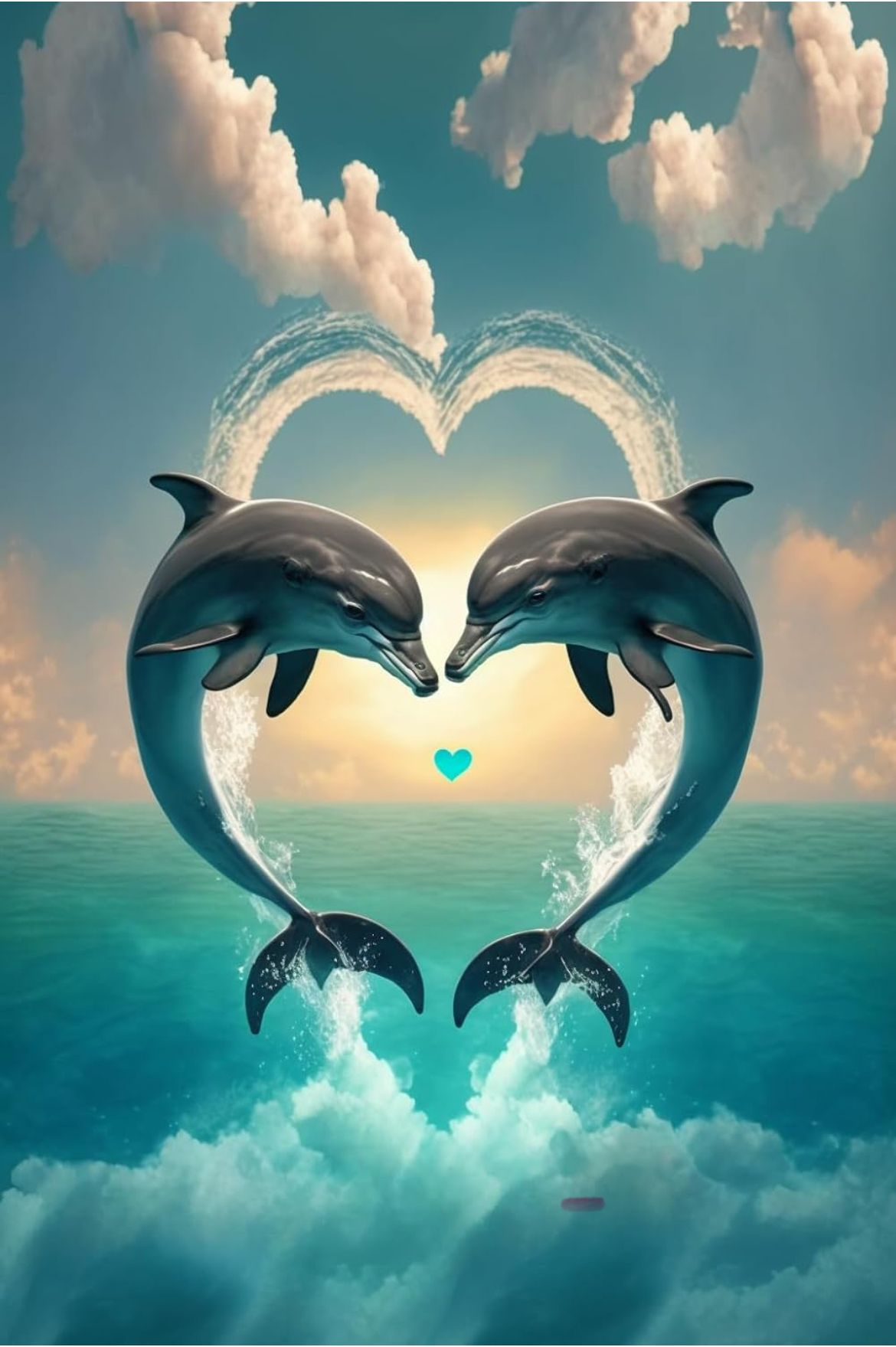 cute dolphin backgrounds 0043