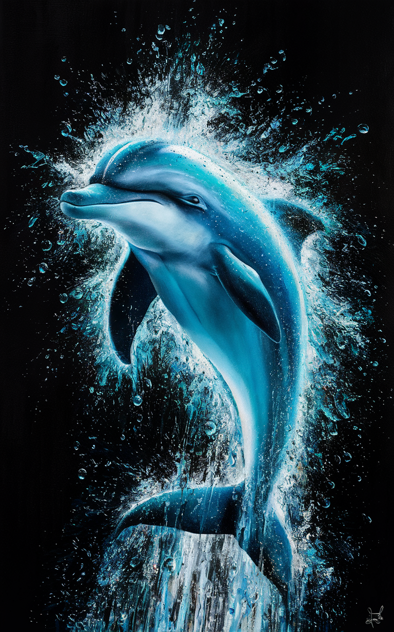 cute dolphin backgrounds 0046