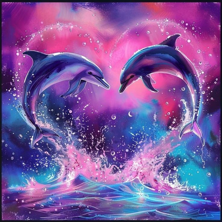 cute dolphin backgrounds 0052