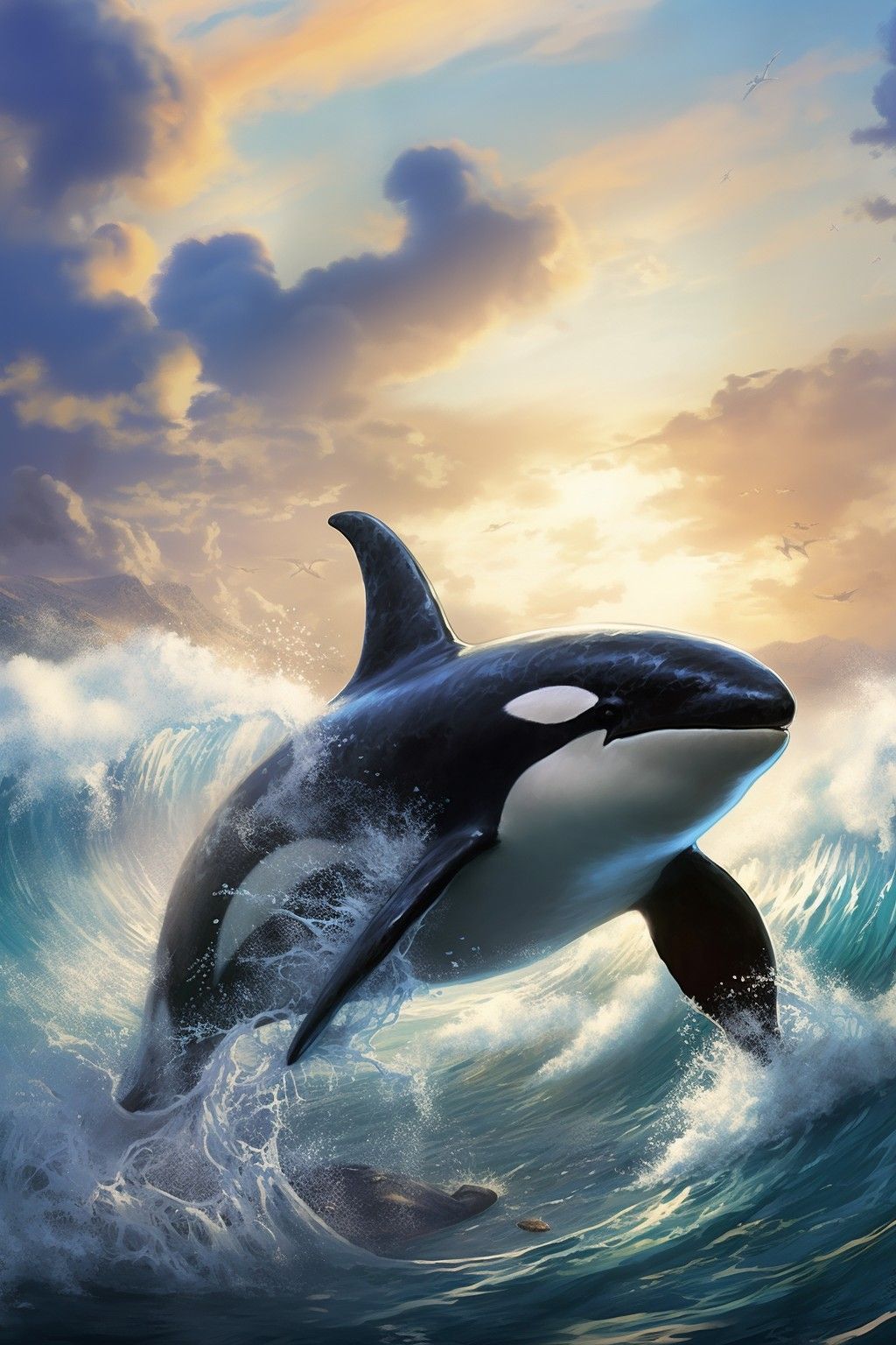 cute dolphin backgrounds 0075