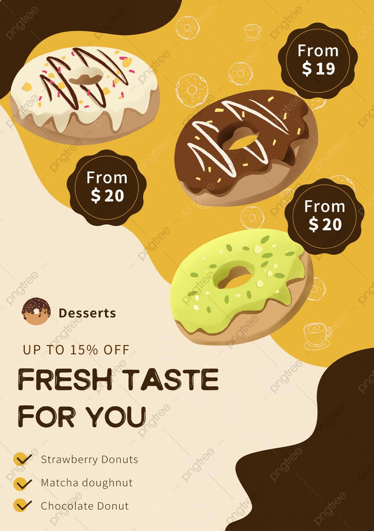 cute donut backgrounds 0054