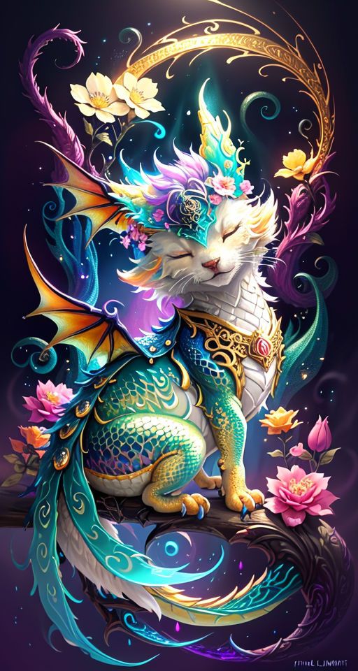 cute dragon backgrounds 0012