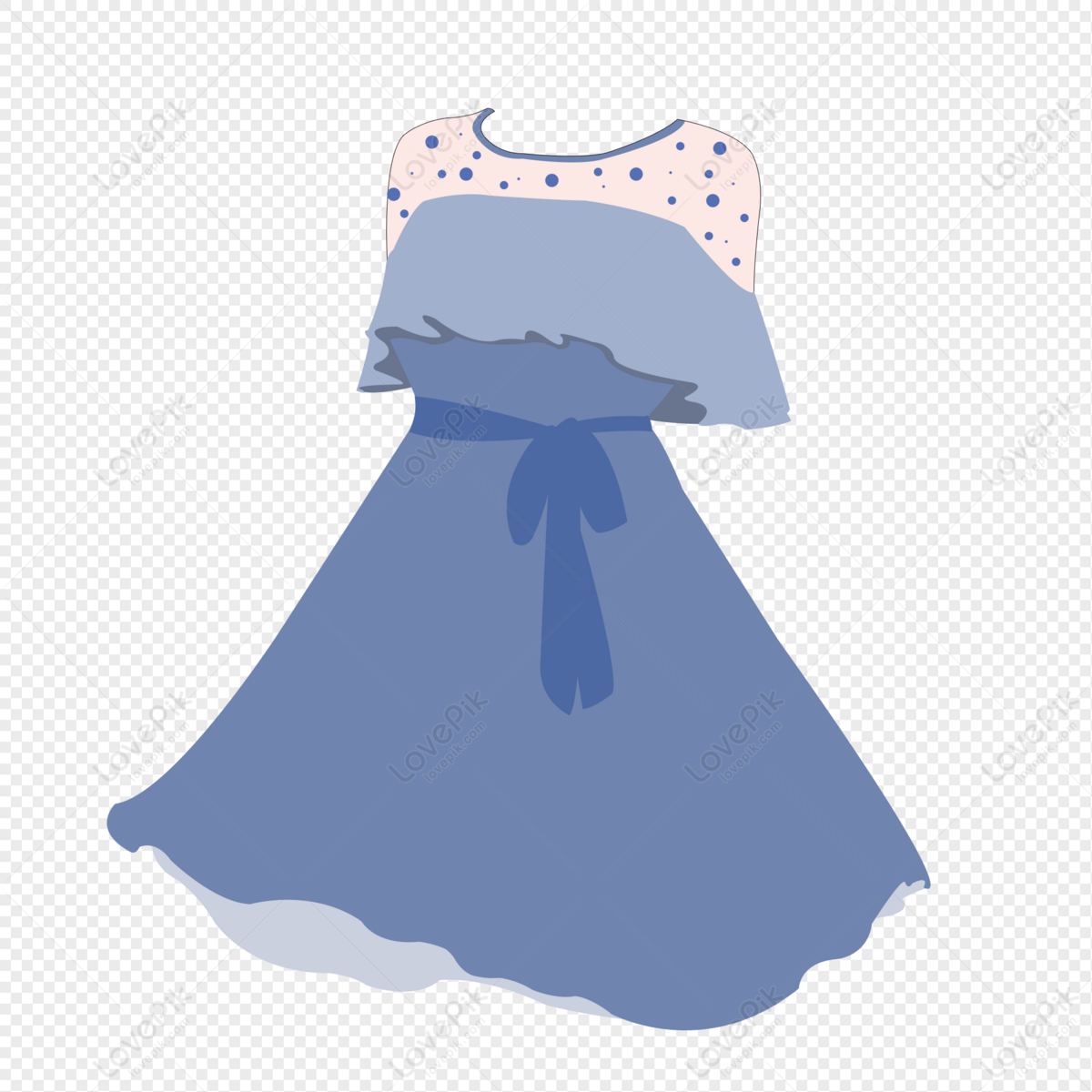 cute dress transparent background 0017