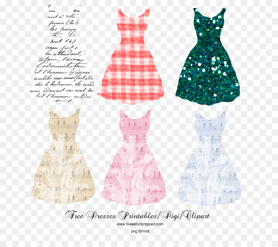 cute dress transparent background 0035