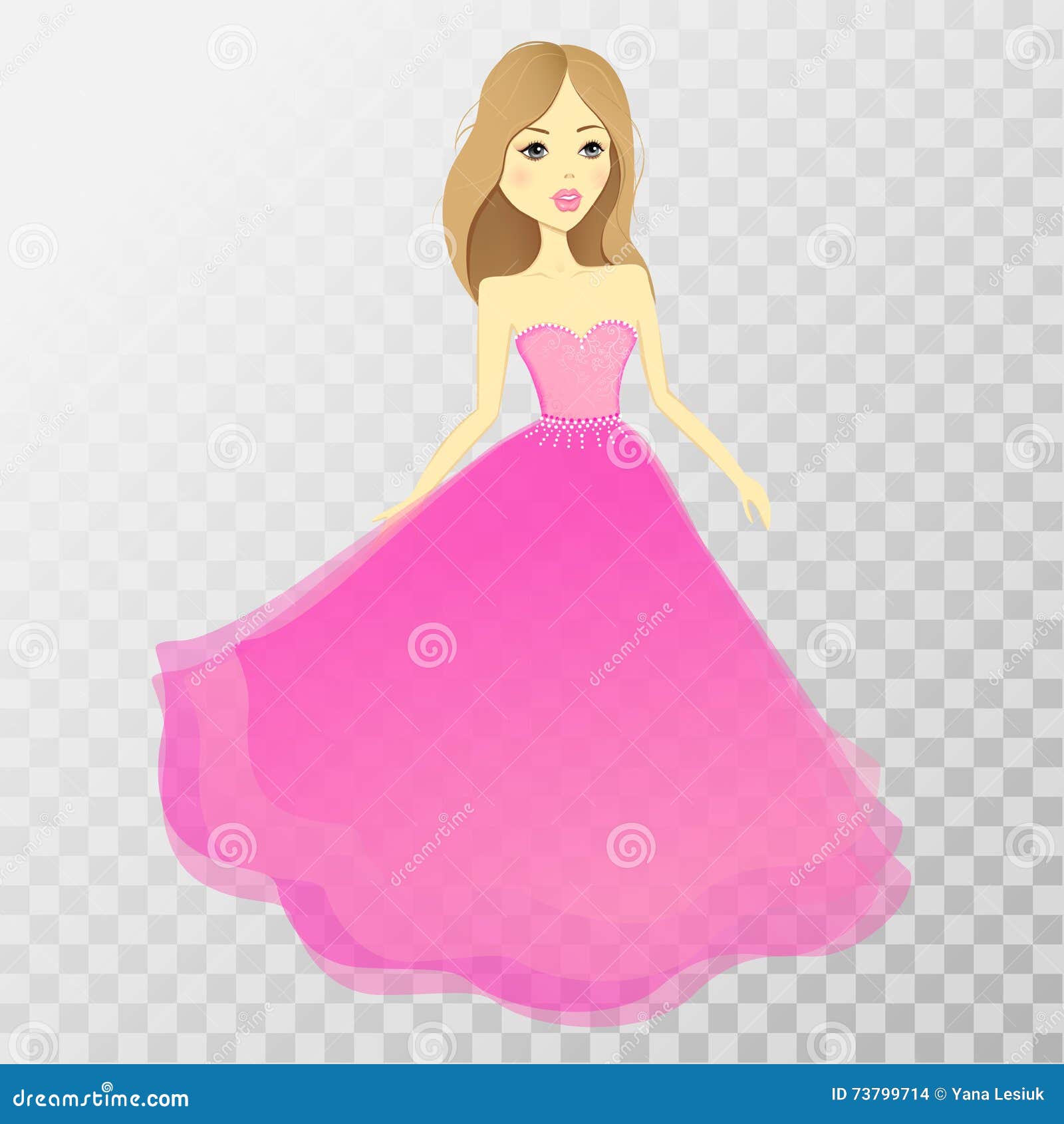 cute dress transparent background 0072