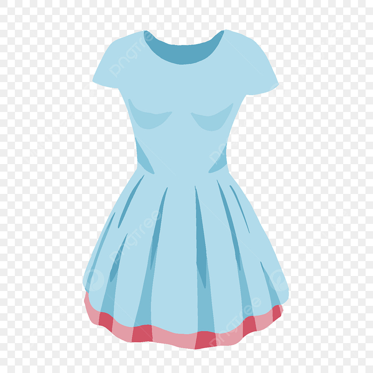 cute dress transparent background 0088