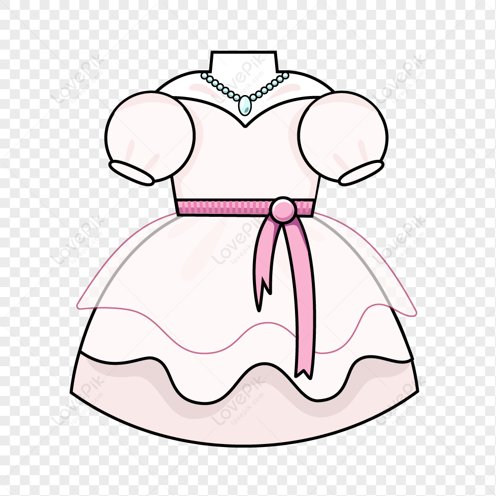 cute dress transparent background 0090