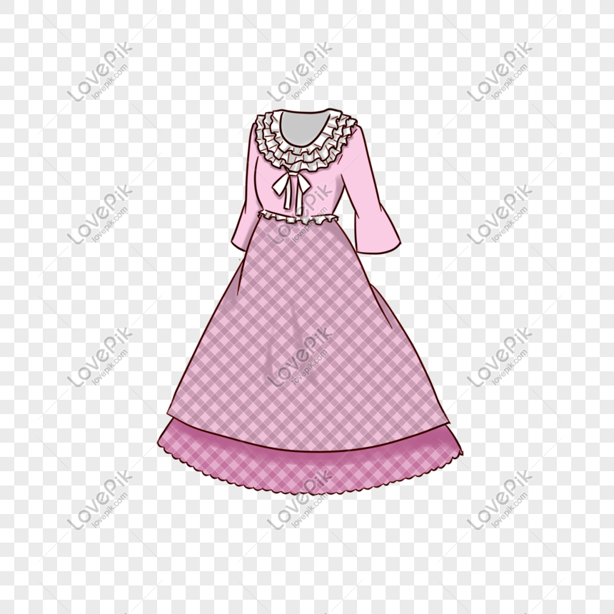 cute dress transparent background 0096