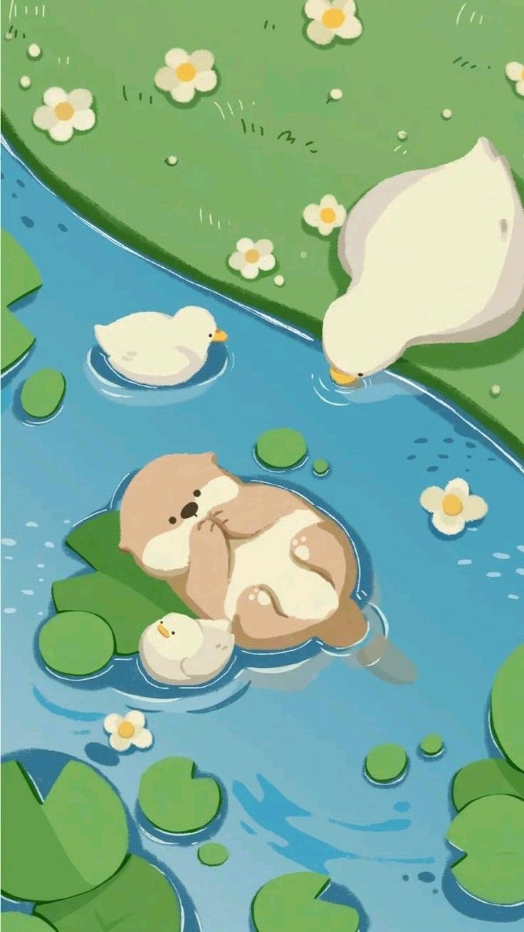 cute duck backgrounds 0025