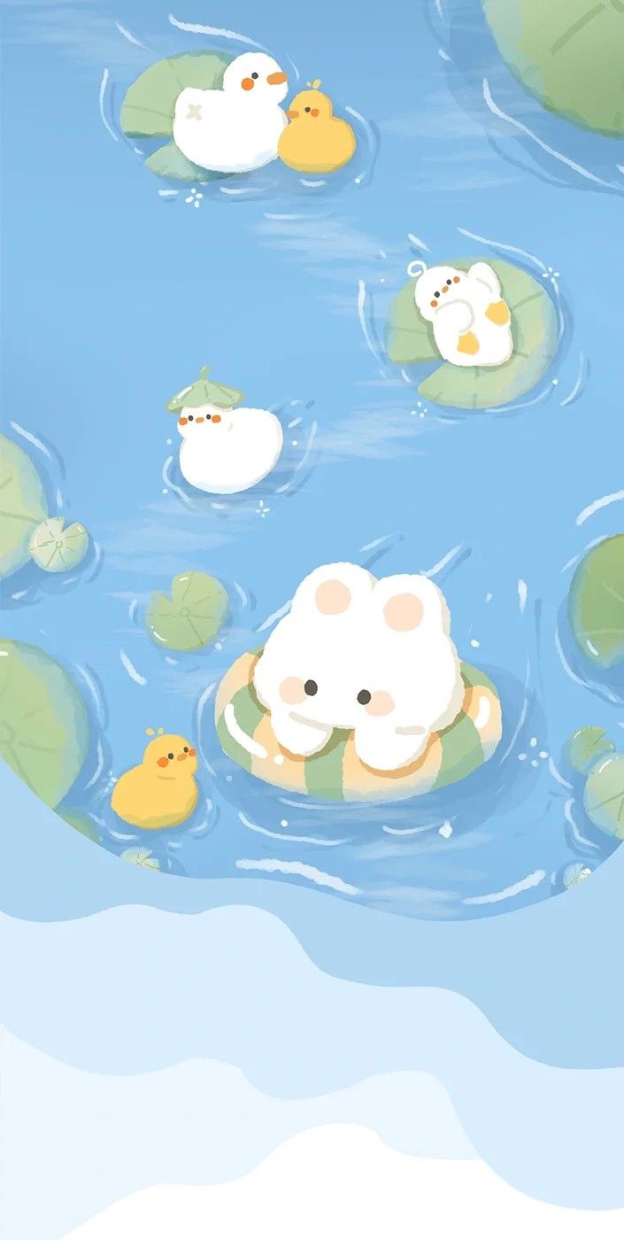 cute duck backgrounds 0086