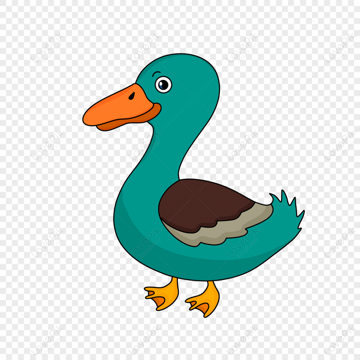 cute duck transparent background 0018