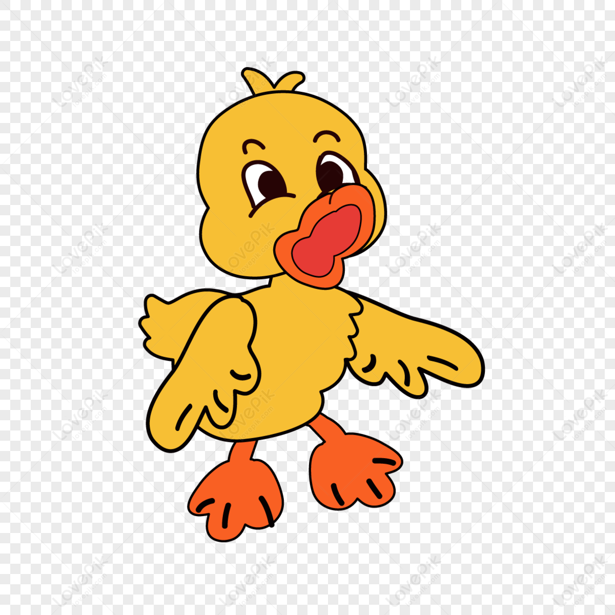 cute duck transparent background 0019