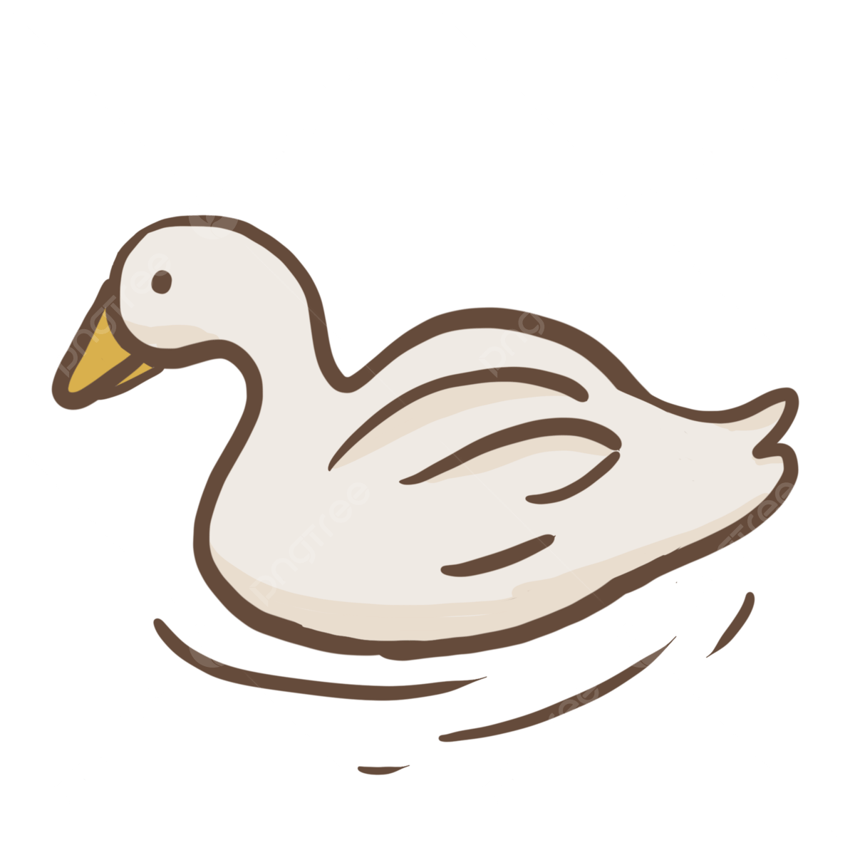 cute duck transparent background 0061