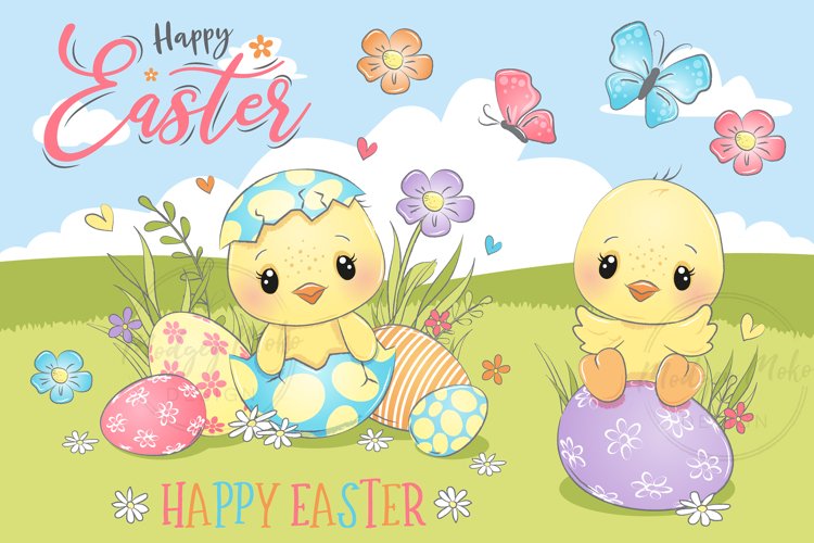 cute Easter backgrounds 0033