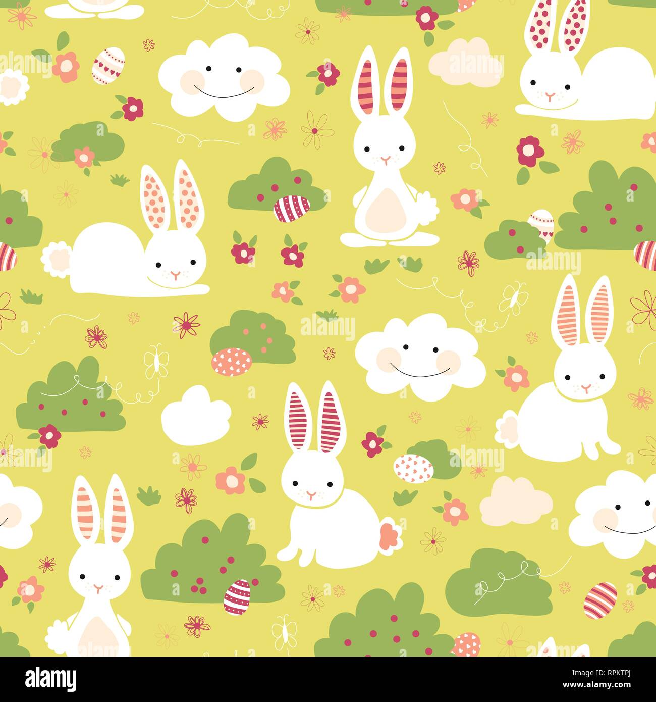 cute Easter Bunny backgrounds 0011