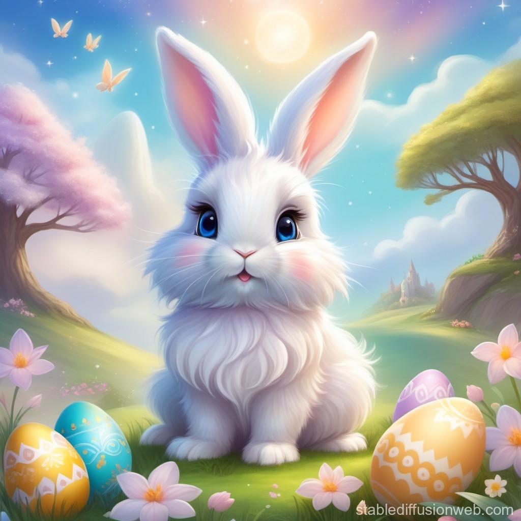 cute Easter Bunny backgrounds 0013