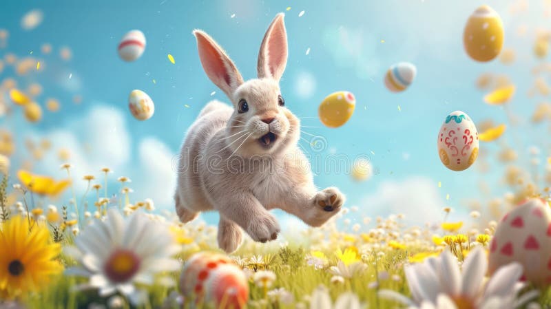 cute Easter Bunny backgrounds 0025