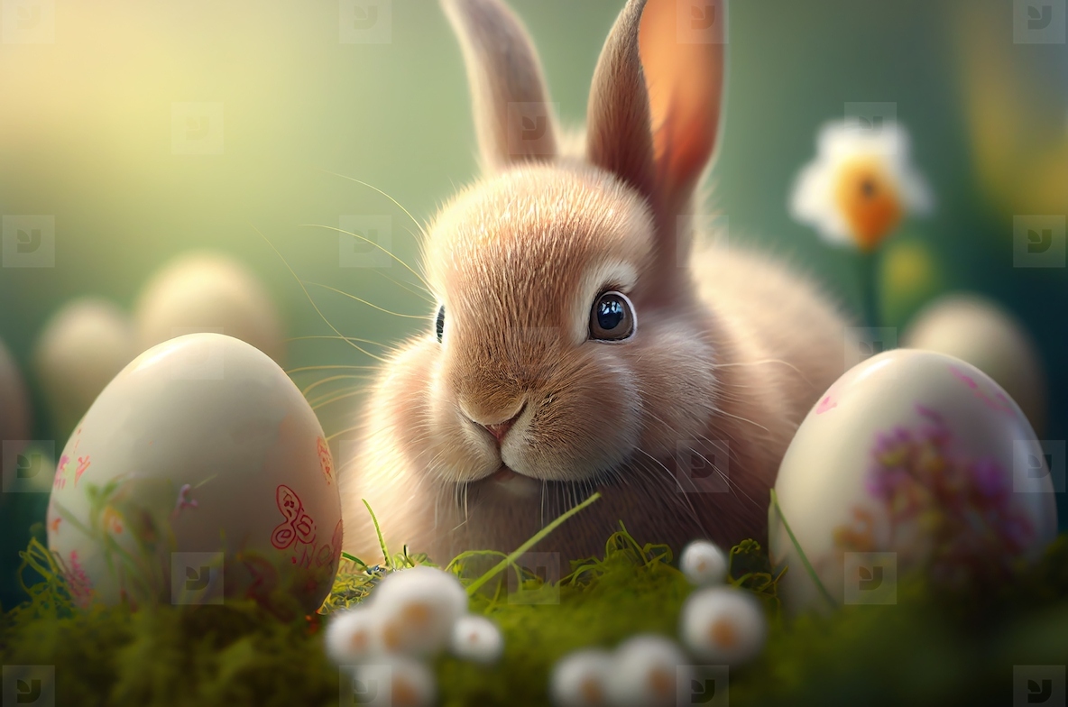 cute Easter Bunny backgrounds 0026