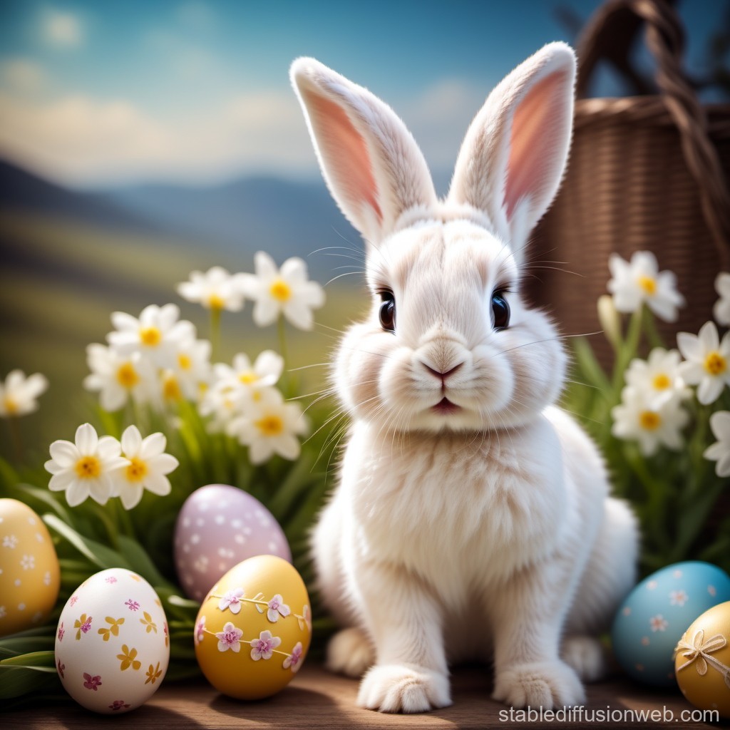 cute Easter Bunny backgrounds 0032