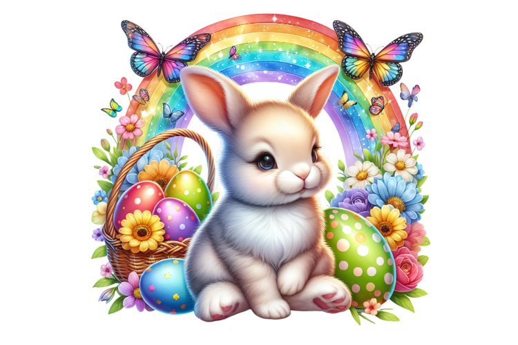 cute Easter Bunny backgrounds 0042