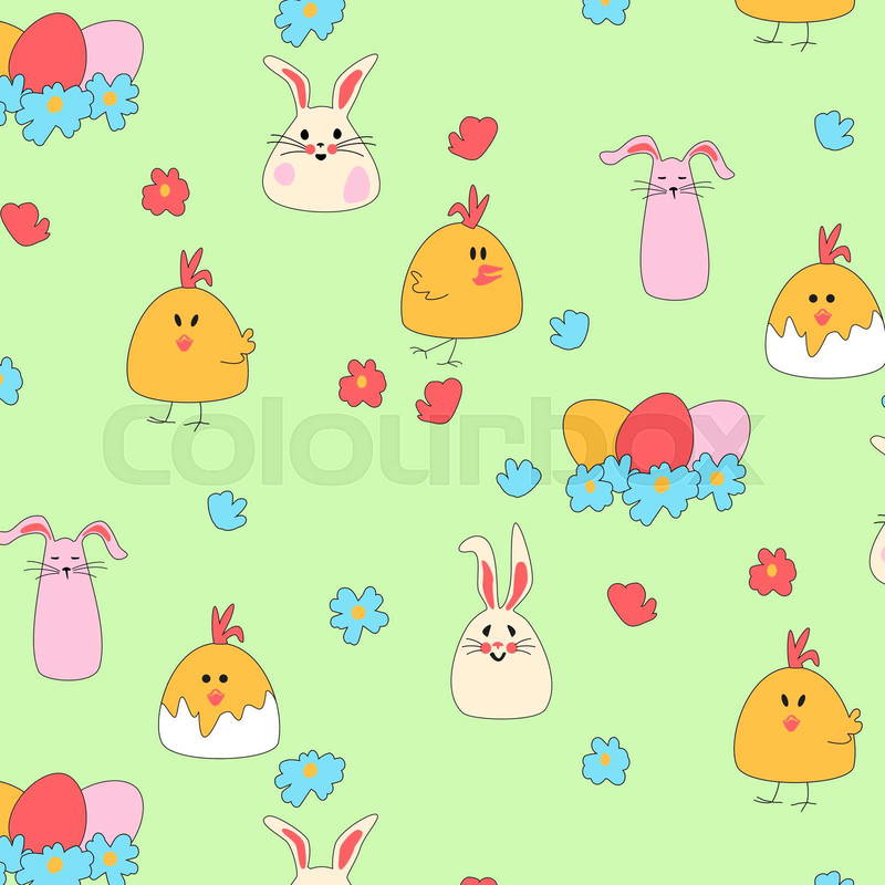 cute Easter Bunny backgrounds 0045