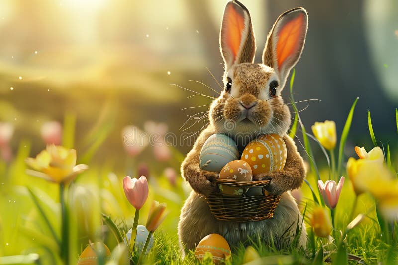 cute Easter Bunny backgrounds 0047