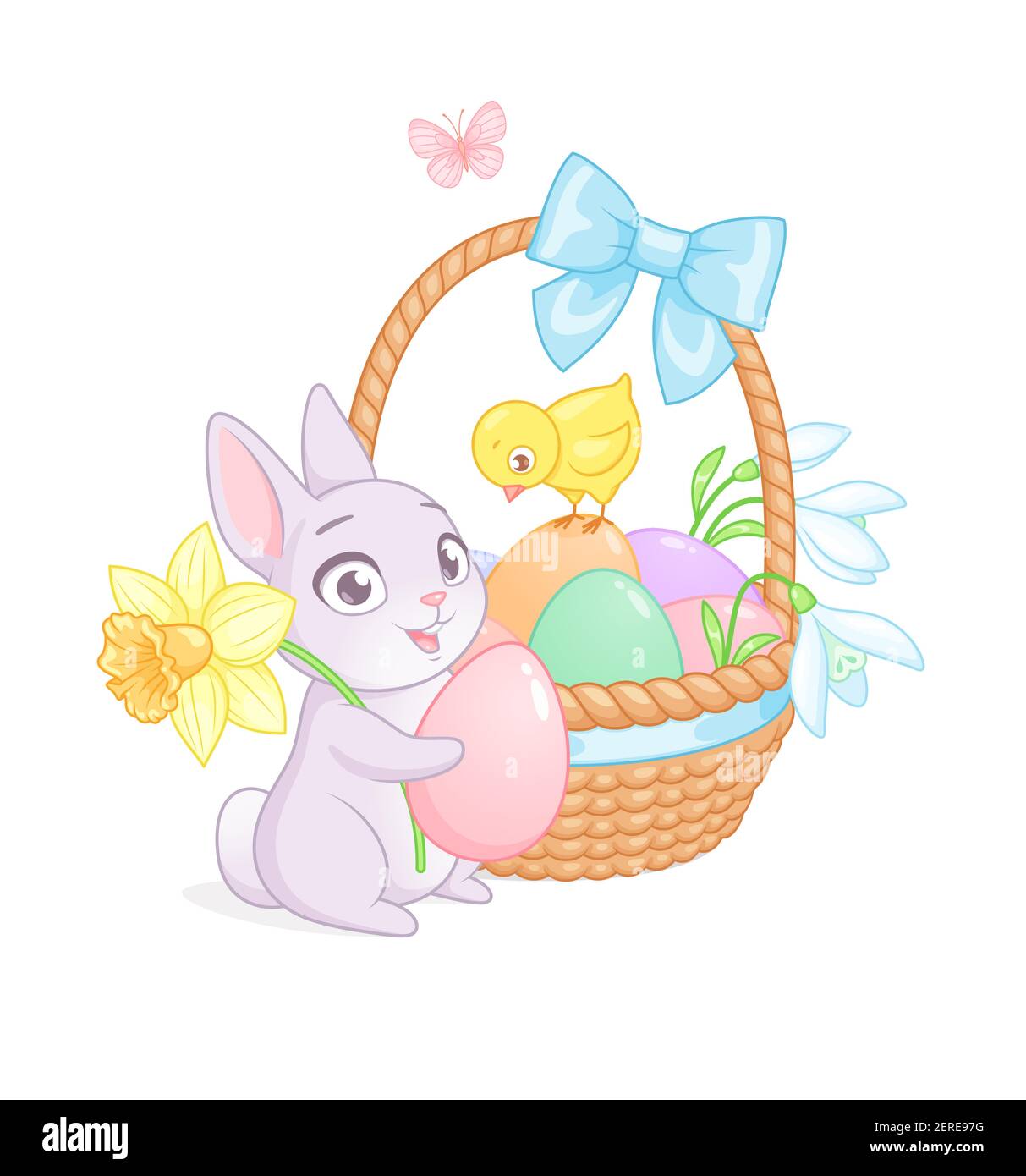 cute Easter Bunny backgrounds 0049