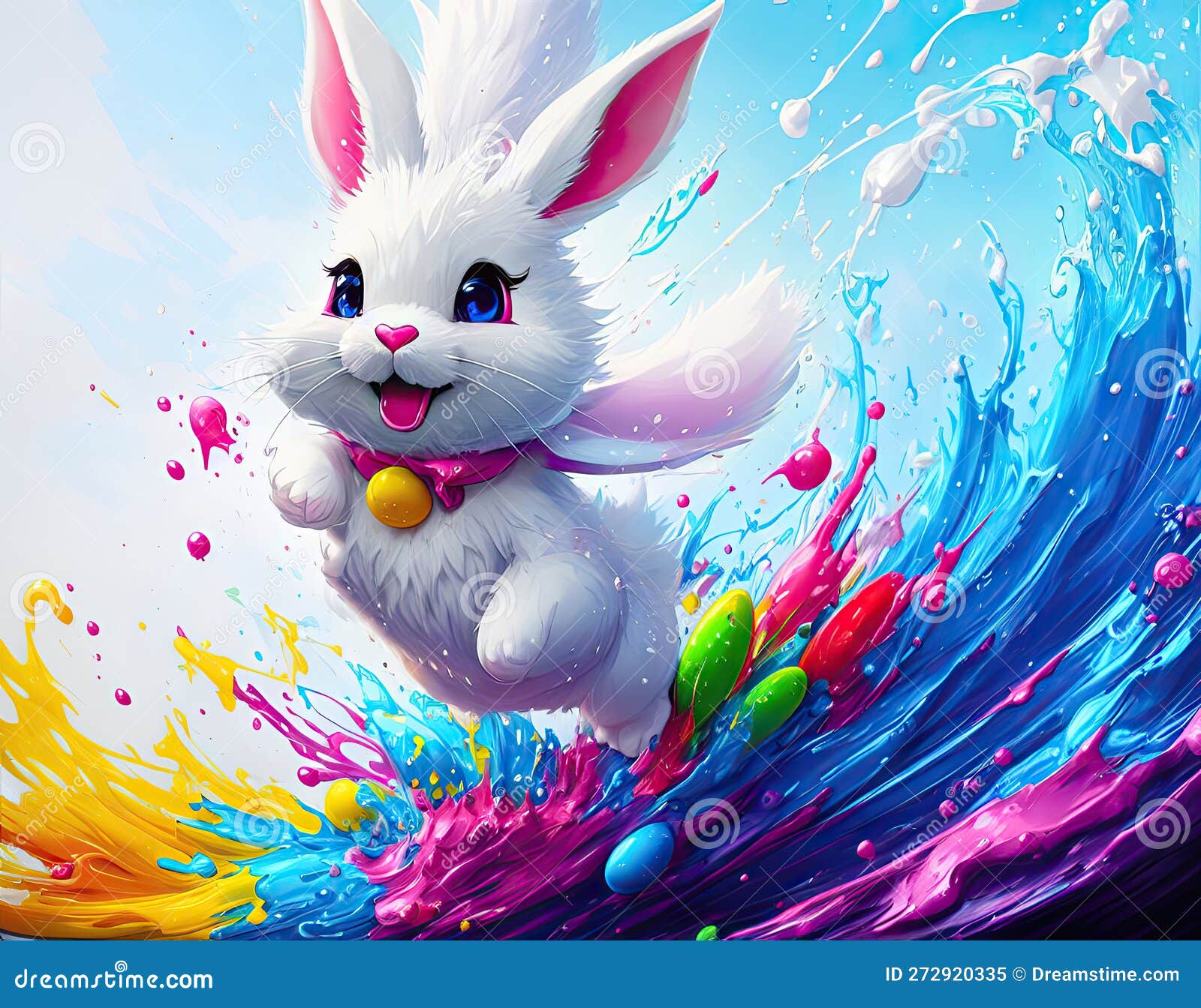 cute Easter Bunny backgrounds 0061